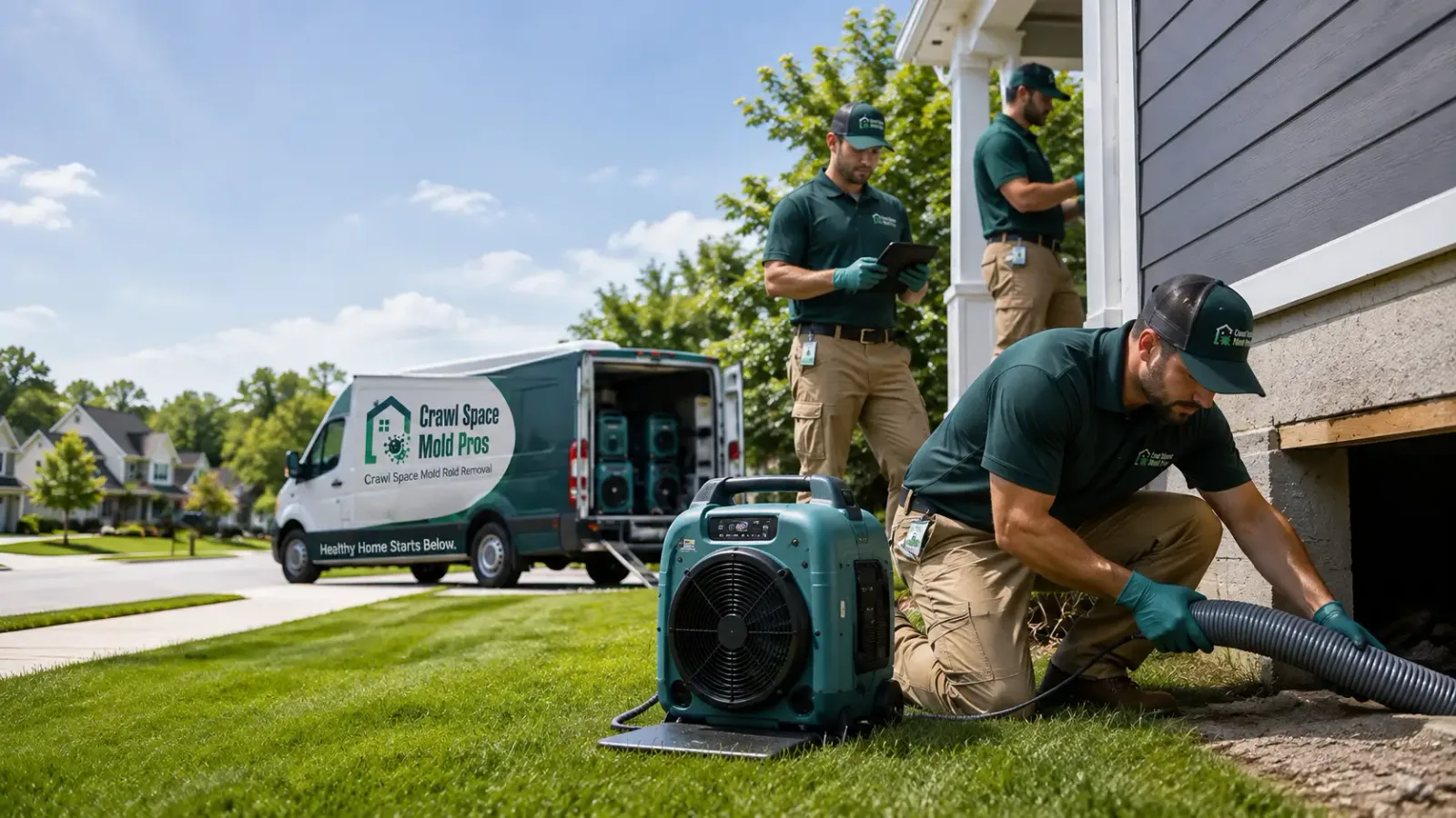 Crawl Space Mold Removal in Bishop, CA